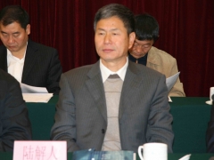 中国食用菌协会第四届理事会常务副会长（法人代表）陆解人出席开幕式  摄影：徐泽群