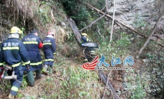 采蘑菇遭遇意外滑坡 三村民被困原始森林 ()