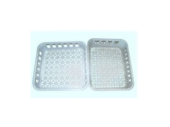 提供塑料食用菌蒸筐，食用菌专用塑料托盘，周转箱图1