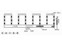 食用菌喷头安装示意图图1