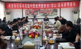 北京房山区副区长曹蕾到中国食用菌协会房山基地调研 ()