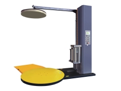 缠绕膜包装机应用于蘑菇香菇外纸箱卡板图1