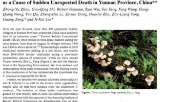 昆明植物所等发现导致人不明猝死的原因的新蘑菇毒素 ()