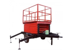 二轮牵引式液压升降机-济南恒远伟业机械图1