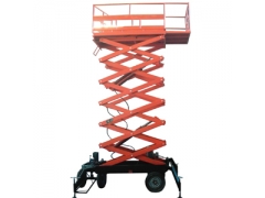 四轮移动式液压升降机-恒远伟业图1