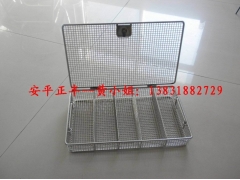 不锈钢消毒筐由编织网/不锈钢丝制造生产供应图1