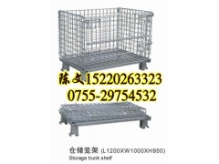折叠式仓储笼/配带脚轮仓储笼/仓储笼公司/仓储笼生产厂家图3