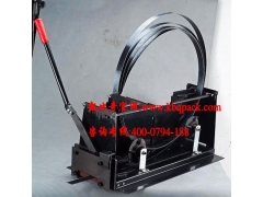 钢带带盘车,铁皮打包带卷盘支架,钢带卷带专用盘车图3