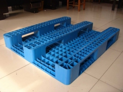 川字平板塑料托盘|九脚网格塑料托盘|双面托盘厂家图3