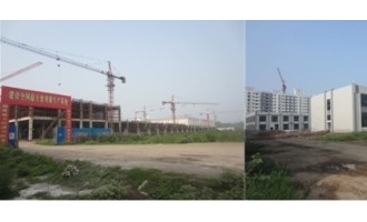 菇木真新乡食用菌基地正在建设 ()