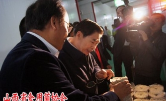 山西省委书记袁纯清称赞山西农大技术支持的食用菌企业做得好 ()