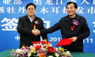 農(nóng)業(yè)部和黑龍江省共建國家級木耳批發(fā)市場 ()
