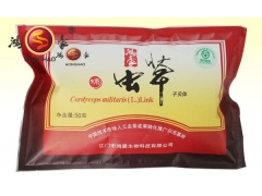 江门鸿豪蛹虫草子实体 虫草花图1