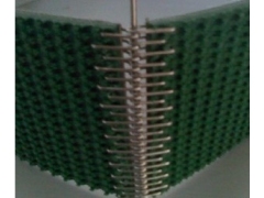 花纹带打钢扣  钢扣输送带 钢扣接头图1