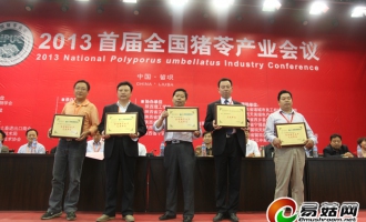 寧強縣真菌研究所榮獲“全國豬苓生產(chǎn)先進單位”稱號 ()