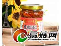 厂家批量供应茗菇坊系列新品即食金针菇、香菇酱干贝菇图1