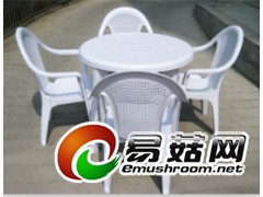 天水大排档塑料桌椅，清水塑料桌椅，秦安户外塑料桌椅，武山桌椅图1