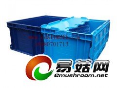 郫县带盖周转箱/龙泉标准物流箱/德阳塑料周转箱图1