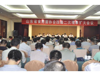 山東省食用菌協(xié)會(huì)在蘭陵縣召開(kāi)四屆二次理事擴(kuò)大會(huì)議 ()