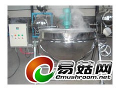 （厂家直销）蘑菇酱炒锅 不锈钢可倾带搅拌蒸汽/电加热夹层锅图2