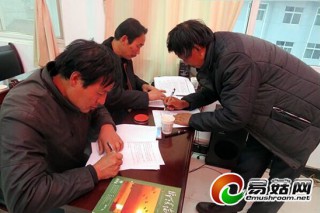 甘肅：兩當(dāng)金洞鄉(xiāng)舉行食用菌產(chǎn)業(yè)香菇種植簽約儀式 ()