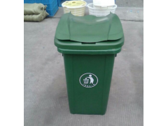 100升塑料垃圾桶，100L垃圾桶价格，塑料环卫垃圾桶图3