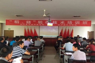 浙江：桐廬舉辦“稻菇輪作”術(shù)培訓(xùn)班  為生態(tài)農(nóng)業(yè)蓄力 ()