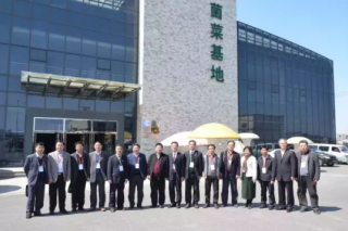 教育部本科教学工作审核评估专家组到吉林农大工程中心菌菜基地参观考察 ()