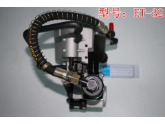 气动钢带有扣打包机，有扣连接气动铁皮打包机图2