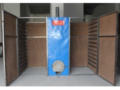 24格烘干机 食用菌药材柴煤两用烘箱 箱式烘烤设备图1