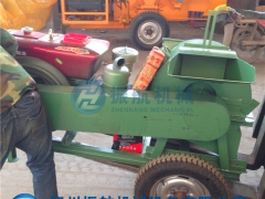 柴油动力食用菌粉碎机平菇香菇木屑机食用菌木削机菇木粉碎切碎机图1