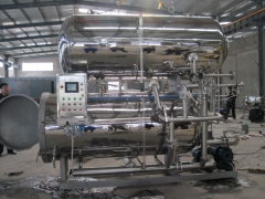 河南电汽两用杀菌锅/旋转式杀菌锅价格图1