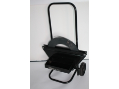 32mm打包带专用带盘车 可调宽度铁皮带盘车厂图3