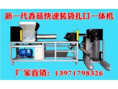 湖北逸村食用菌装袋扎口一体机价格 全自动香菇装袋扎口机厂家图1