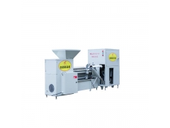 香菇平菇自动化装袋扎口一体机厂家 全自动装袋扎口机图1