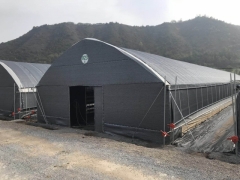 建香菇温室大棚羊肚菌温室大棚猴头菇大棚等造价公司大棚骨架厂图1