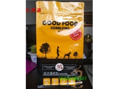 1.5公斤营养狗粮边封自立包装袋设计麻辣金针菇真空包装袋厂家图1