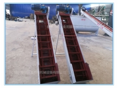 生产线刮板式上料机 隆兴厂家订制输送机 菌料传送机 提升机图1