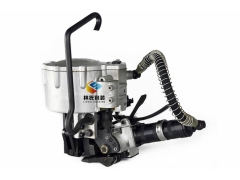 LSA-32全自动手提式一体钢带有扣打包机批发图1