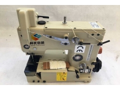 流水线作业专用林氏牌DS-8高速立柱缝袋口机工厂图3