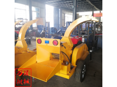 树枝粉碎机 园林树枝树干破碎机 移动式木材菇木粉碎机图2