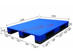 新疆塑料托盘厂家|乌鲁木齐吹塑托盘|石河子叉车塑料托盘价格图1