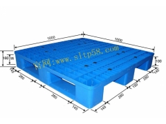 厂家直销甘肃塑料托盘,兰州叉车塑料托盘,吹塑托盘价格图1