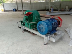 木屑粉碎机 食用菌木材粉碎机  香菇料粉碎机 粉碎机成套设备图2