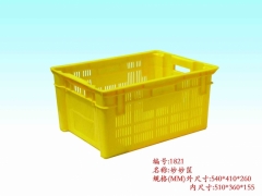 磨菇筐,小孔塑料箱,小孔塑料筐,错位箱,锉位筐图3