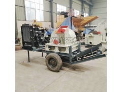 柴油机带食用菌料粉碎机 果树枝粉碎机质优价廉图1