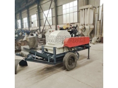 柴油机带食用菌料粉碎机 果树枝粉碎机质优价廉图2