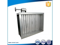 中央空调通风管道防火阀排烟阀 手动电动多叶对开风阀图1