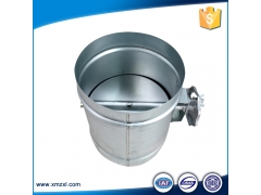 厂家直销镀锌板按扣式手动风阀 梅花式手动风阀 圆形电动风阀图1