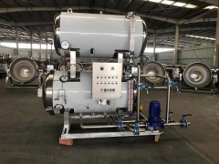 茶树菇碳钢单层杀菌锅 鸡腿菇蒸汽内循环杀菌锅图1